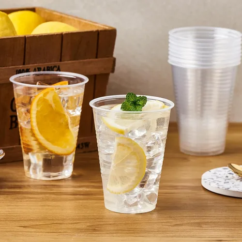 Vista 9 de CIAO! Vaso desechable acanalado de polipropileno de 9 oz (caja de 1,000)