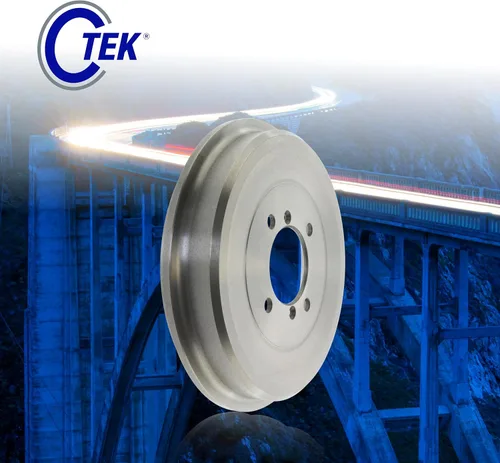 Vista 5 de Centric 123.42002 C-Tek - Tambor de freno trasero automotriz para Nissan seleccionado
