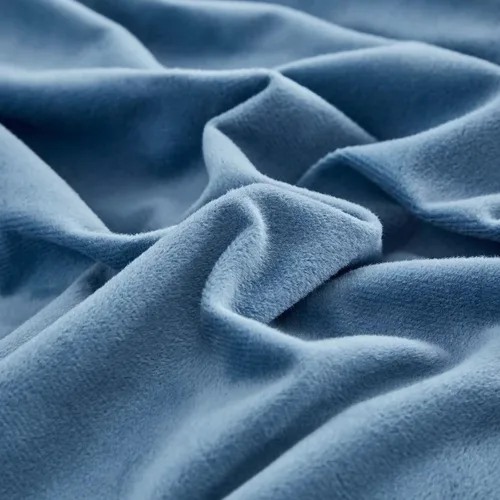Vista 5 de Houseri Juego de Edredón de Terciopelo Azul Twin Azul Claro Esponjoso Juegos de Ropa de Cama Twin Azul Polvoriento Ropa de Cama de Franela Niños