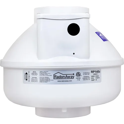 Vista 7 de RadonAway Ventilador de mitigación de radón 23011-1 XP201, 4