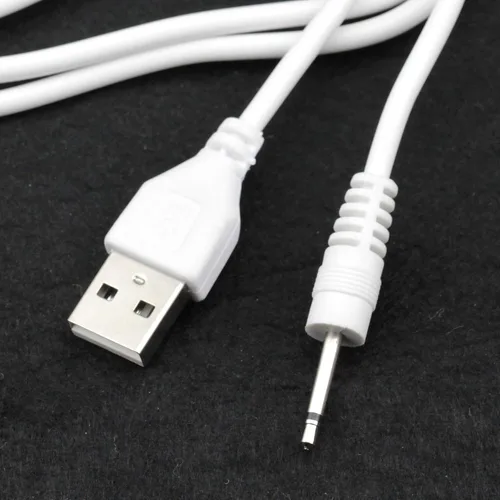 Vista 3 de 1 cable de carga CC de repuesto, cable de carga USB, 0.098 in (blanco) - Cable de carga USB de carga rápida para perro Tracys para Tracy's Dogg Wand