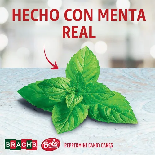 Vista 4 de Brach's Bastones de caramelo de menta rojos y blancos, 12