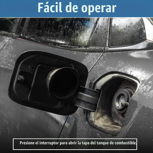 Vista 7 de X AUTOHAUX Palanca de liberación de la tapa del maletero de la puerta del tanque de combustible, panel de interruptor de botón abridor para Toyota