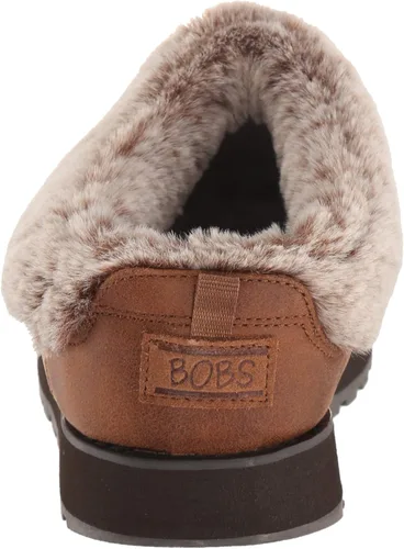 Vista 3 de Skechers Keepsakes-R E M Shootie con forro de piel sintética y pantuflas de espuma viscoelástica