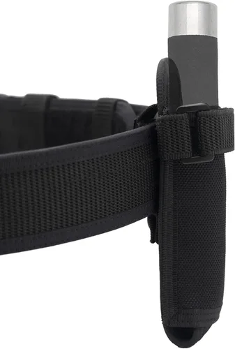 Vista 2 de Soporte universal para bastón de 21 a 26 pulgadas, expansible/telescópica para cinturón de servicio, chaleco MOLLE, linterna de 1.2 pulgadas, bolsa