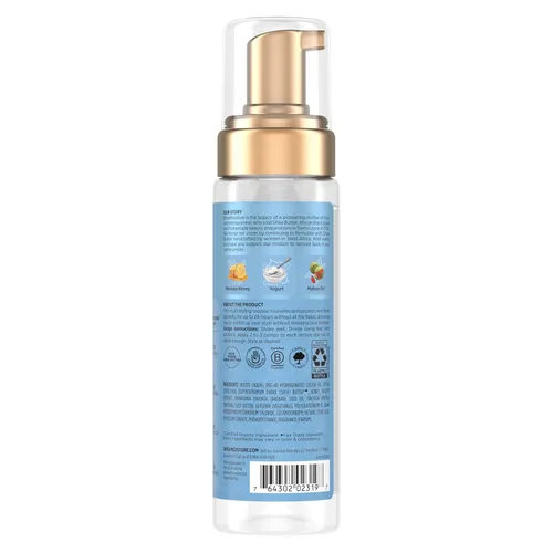 Vista 2 de SheaMoisture Manuka Honey & Yogurt Smooth & Hold Mousse para el cabello multipeinado para nutrición, 7.5 oz