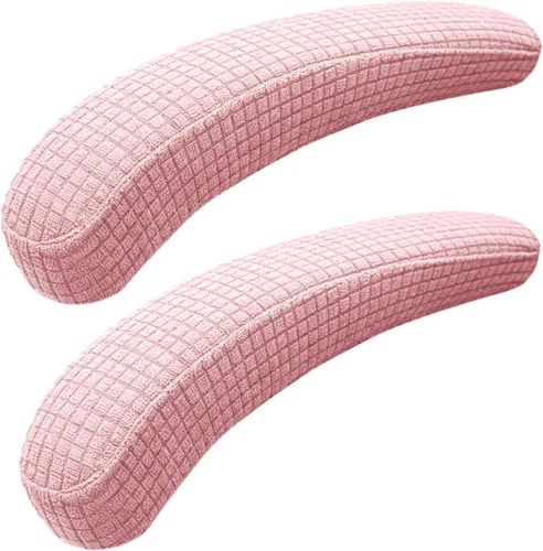Vista 14 de Melaluxe 2 fundas de poliéster extraíbles para reposabrazos de silla de oficina (beige)