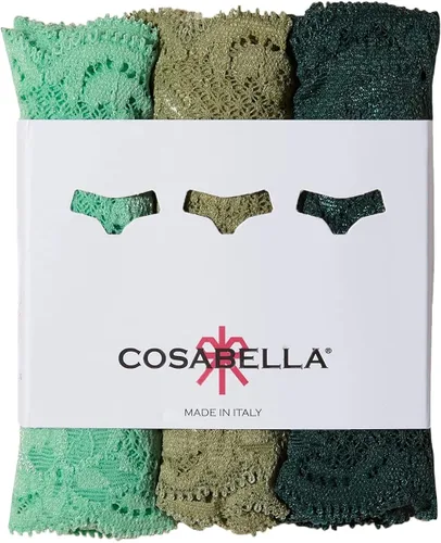 Vista 2 de Cosabella Paquete de 3 tangas de tiro bajo para mujer Never Say Never Cutie