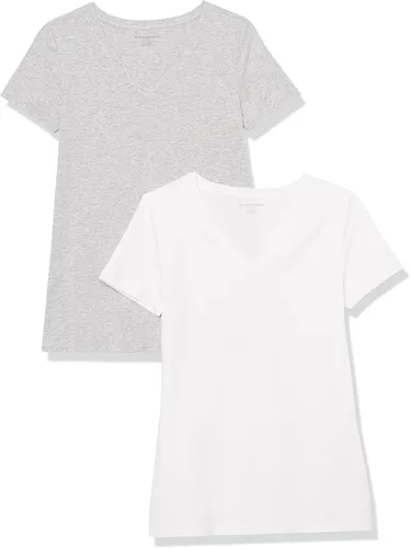 Vista 228 de Amazon Essentials Women's Regular-Fit Short-Sleeve Crewneck T-Shirt