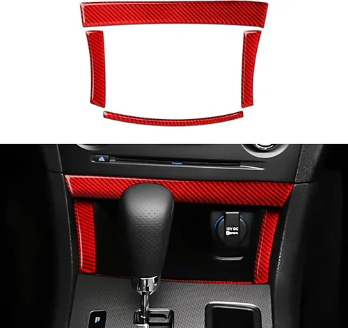 Vista 29 de Para 2011 2012 2013 2014 Dodge Charger Accesorios Consola central Aire Acondicionado Interruptor de Volumen Panel de Fibra de Carbono Pegatina
