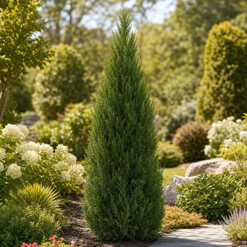 Vista 2 de Southern Red Cedar 1 Live Gallon Size Pot Juniperus Virginiana Silicicola Evergreen Privacy Trees Native Landscape Plants