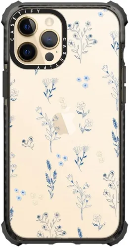 Vista 19 de Funda Ultra Impact de CASETiFY para iPhone 12 Pro Max - Bearly Awake - Negro transparente claro