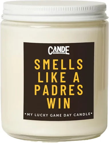 Vista 20 de Huele como una Victoria de los Dodgers Vela – Vela Perfumada Inspirada en LA – Fragancia de Bosques y Pastel de Cumpleaños – Quema de Larga Duración