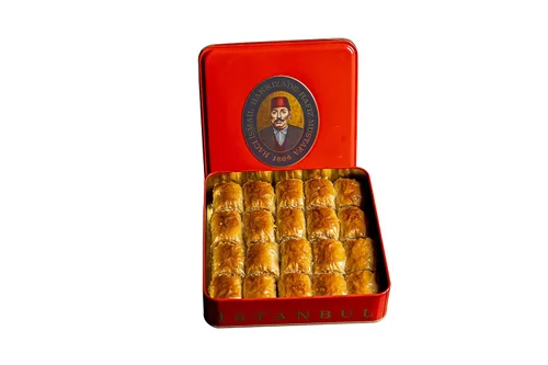 Vista 56 de Hafiz Mustafa 1864 Istanbul Baklava - Caja de pastelería - Bocadillos de postre de Baklava horneados hechos de hojas de masa filo fresca, pistacho