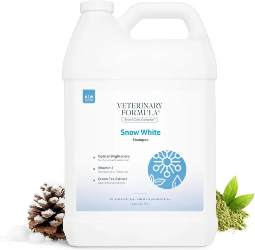 Vista 9 de Fórmula veterinaria Smart Coat Blanqueador y Removedor de Manchas Champú para Mascotas, 17oz