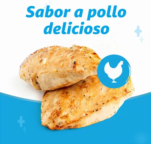 Vista 4 de Dentalife Masticables de dentición para cachorros para perros pequeños de 3 meses en adelante, sabor a pollo, 1.08 libras, 50 masticables - Bolsa