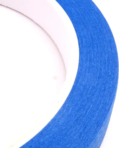 Vista 8 de Cinta adhesiva para pintores azul 1/2 pulgadas x 30 yardas - Uso multisuperficie - 120 yardas en total - 4 rollos