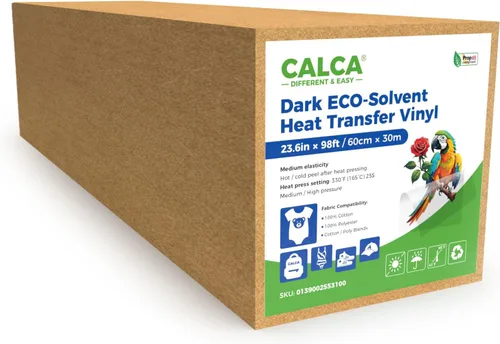 Vista 8 de CALCA Rollo de vinilo HTV blanco imprimible de transferencia de calor para impresora de inyección de tinta, rollo de transferencia de calor, vinilo