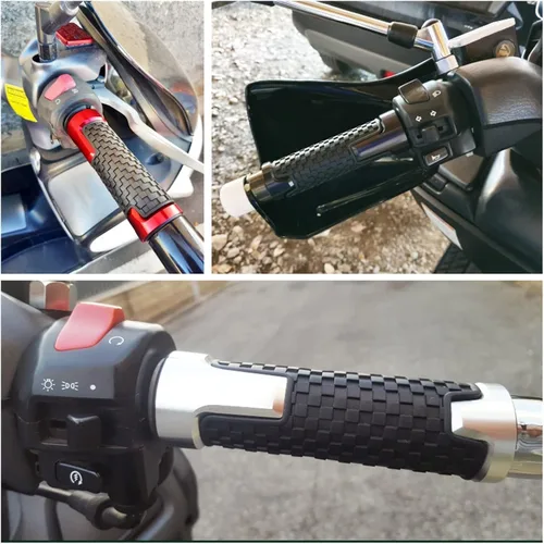 Vista 3 de Manillar de motocicleta MT-09 para Yamaha Tracer 900 GT 900GT Tracer MT09 MT FZ 09 FZ09 motocicleta antideslizante Agarres de manillar
