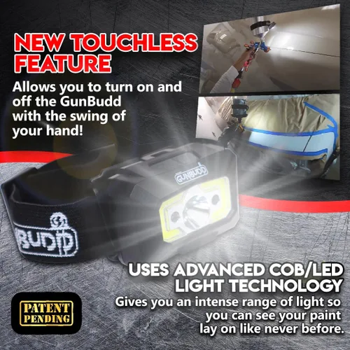 Vista 3 de Sistema de Iluminación Ultra Universal para Pistola de Pulverización COB/LED (Luz de Coincidencia de Color para Pistola de Pintura Automotriz) 5-9K