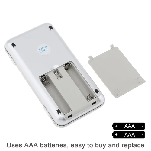 Vista 9 de Smgda Báscula digital de bolsillo de 17.64 oz por 0.00 oz, g/kg/libra/onza unidad conmutable portátil para báscula de viaje de alimentos, báscula