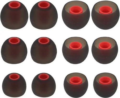 Vista 4 de Auriculares de silicona de repuesto para auriculares Senso, Otium, Hussar Bluetooth, 6 pares, S/M/L