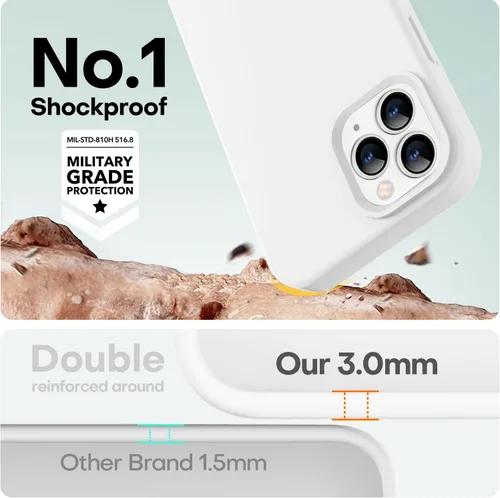 Vista 22 de LOVE 3000 Diseñada para Funda iPhone Air, Silicona Premium [Compatible con Magsafe][Forro de Microfibra Suave Anti-Rayones] Funda Protectora