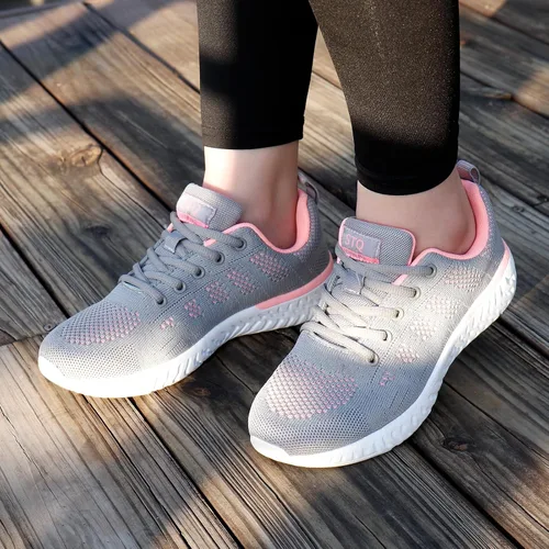 Vista 8 de STQ - Tenis atléticos para caminar para mujer, de malla ligera, tenis deportivos