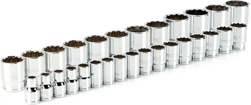 Vista 12 de TEKTON Juego de llaves de vaso de 12 puntos con accionamiento de 1/2 pulgada, 15 piezas SHD92104