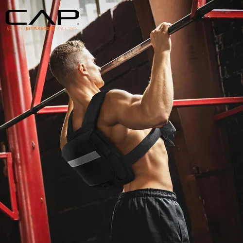 Vista 7 de CAP - Chaleco con peso ajustable de 20 a 150 libras para entrenamiento de fuerza, correr y entrenamientos, chaleco de peso para hombres y mujeres