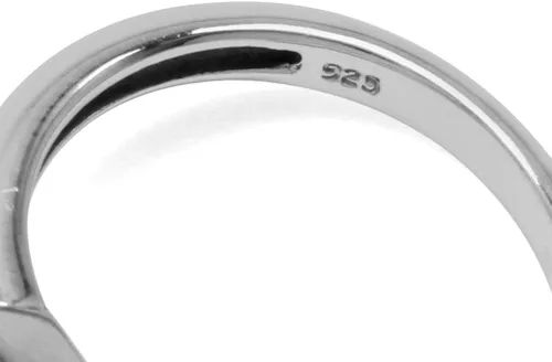Vista 4 de Silvershake Cushion Cut Birthstone Gemstones 925 Sterling Silver Stackable Solitaire Ring