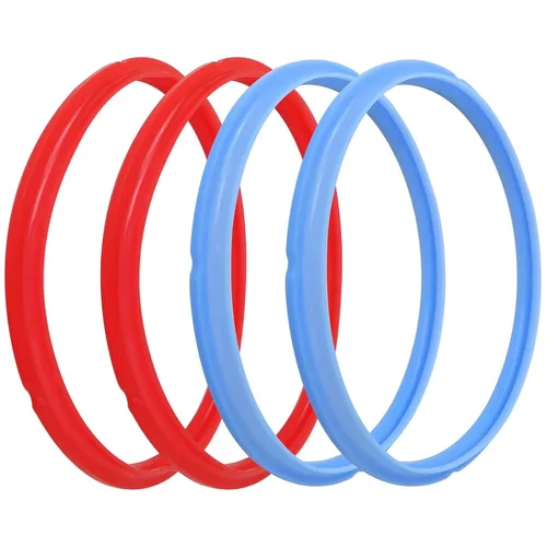 Vista 10 de 4 anillos de silicona de repuesto para juntas de 5 y 6 cuartos de galón, piezas de accesorios, transparentes (actualizados)