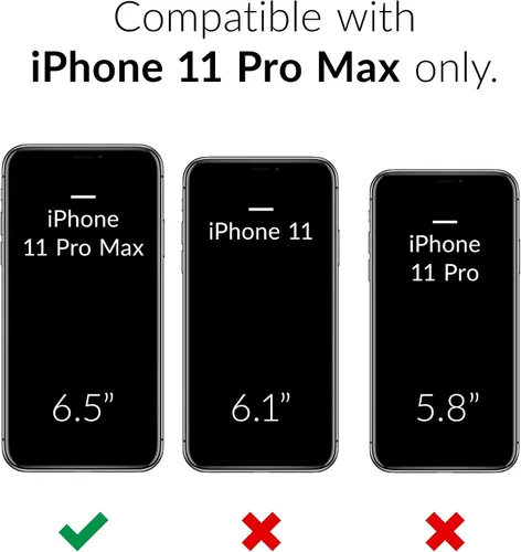Vista 2 de Crave Funda para iPhone 11 Pro Max, funda de protección dual para iPhone 11 Pro Max, color azul marino