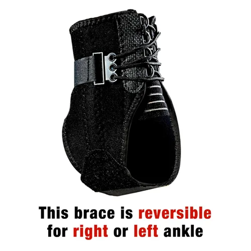Vista 6 de ACE Ankle Brace with Side Stabilizers, Adjustable, Black, (Pack of 12)