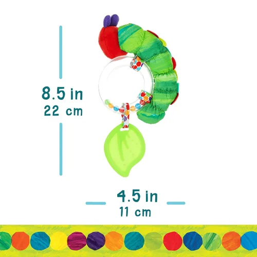 Vista 5 de Mundo de Eric Carle, el sonajero del anillo de oruga muy hambrienta