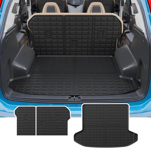 Vista 25 de Rongtaod Alfombrilla para maletero y respaldo para Jeep Grand Cherokee L