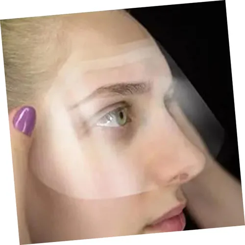 Vista 4 de 50 protectores de ojos para corte de pelo, visera transparente para maquillaje, ducha, salón, ajuste cómodo, protector de ojos para corte de cabello