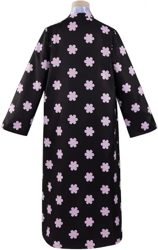 Vista 4 de GWOKDAN Nico Robin - Disfraz de cosplay de anime kimono, vestido de una pieza, conjunto completo para mujer