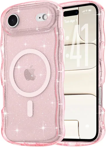 Vista 336 de Pepmune Funda magnética para iPhone 17 Pro Max, color rosa