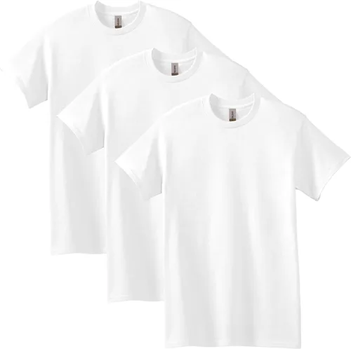 Vista 70 de Gildan Camiseta de algodón pesado para adultos, estilo G5000, paquete múltiple Gris ceniza (paquete de 2)