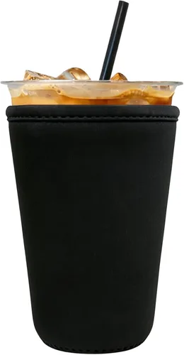 Vista 70 de Fundas de neopreno reutilizables aisladas para café helado, fundas para tazas de café helado, fundas para bebidas heladas y calientes