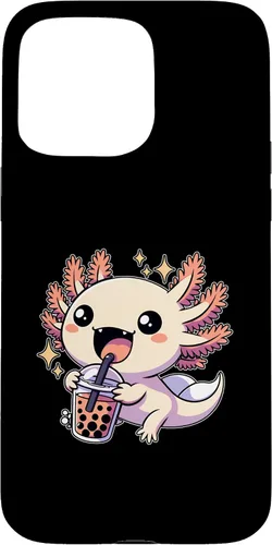 Vista 30 de Funda de té de burbujas japonesa para iPhone 11 Pro Max Kawaii axolotl Boba