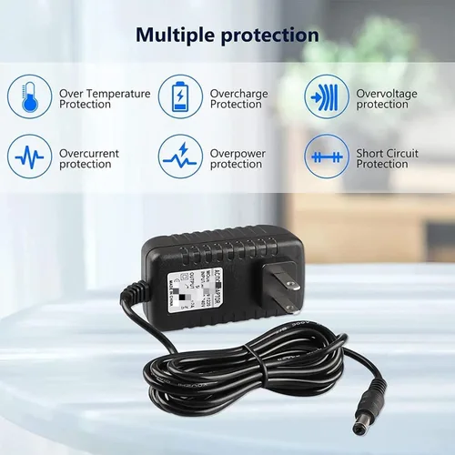 Vista 4 de 21 W para cable de alimentación Echo, adaptador de cargador de fuente de alimentación de 15 V 1.4 A para Amazon Echo de 1ª generación, para Echo