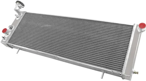 Vista 5 de Radiador para Jeep Cherokee Wagoneer Comanche 1984-2001 2.1L 2.5L L4 2.8L V6 4.0L L6 Gas, 1 fila de radiador de aluminio de rendimiento completo