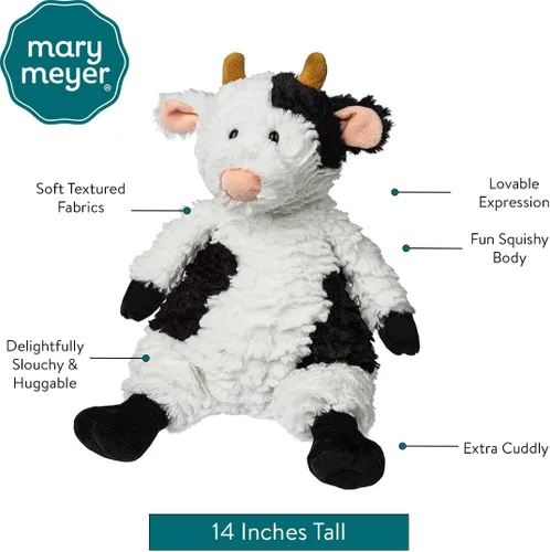Vista 2 de Mary Meyer - Peluche de animal de peluche Snuggables, juguete suave, 35.6 cm, vaca