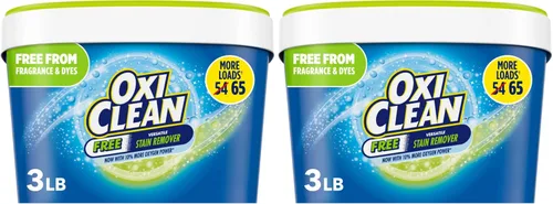 Vista 12 de OxiClean Free - Polvo Quitamanchas Versátil, 3 lb