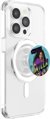 Vista 3 de Disney Zombies Willa Wolf Retrato PopSockets MagSafe PopGrip para iPhone