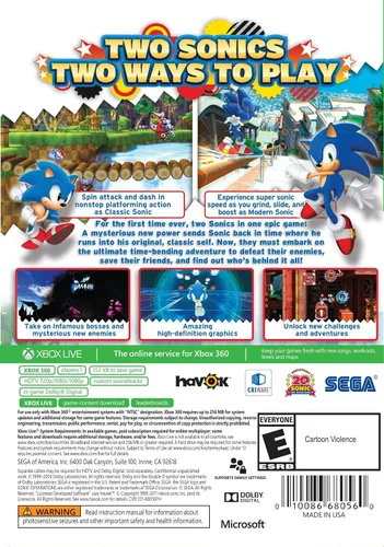 Vista 2 de Sonic Generations (Platinum Hits) - Xbox 360