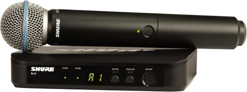 Vista 7 de Sistema de micrófono inalámbrico UHF Shure BLX24/B58 - Perfecto para iglesia, karaoke, voces - Vida de batería de 14 horas, rango de 300 pies