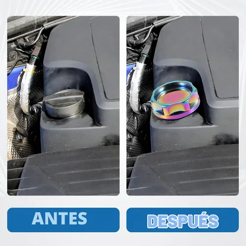 Vista 3 de Tapa de llenado de aceite para motor, cubierta del tanque modificado para motor Honda Serie B para motor Honda Serie D Multicolor Varios
